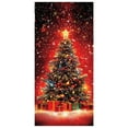 thumbnail image 1 of Cortina para puerta navideña, cubierta para puerta, árbol de Navidad y cubierta para puerta, tapiz decorativo, cortina para puerta para fiestas navideñas, tapiz para puerta, decoración para fie..., 1 of 7