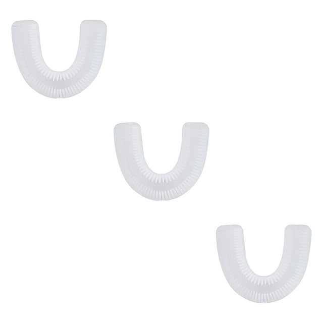 Soidarity Cabezal de cepillo de de silicona con forma de U, pieza de herramienta de blanqueamiento de eléctrico, enchufe de Type1 NO1 Soidarity CBP122125
