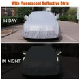 thumbnail image 3 of Labymos Car Housse Complète pour Berline avec Bande Réfléchissante Protection Solaire Anti-Poussière Résistant aux Rayures Universel m, 3 of 8