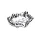 thumbnail image 1 of Jabonera ligera de lujo, estante de almacenamiento de jabón portátil, forma de nube dorada, bandeja de ducha para bañera, organizador de jabón plateado de plástico, 1 of 5