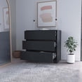 thumbnail image 5 of FM FURNITURE Avra 3 Drawer Dresser, Manufactured Wood Top and Front Chest of Drawers, 5 of 6