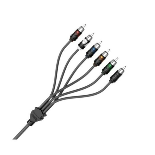 Cable RCA Marino Wet Sounds WWX-RCA-6CH 12FT 6 Canales 12 pies Wet Sounds WWXRCA6CH12FT