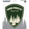 thumbnail image 3 of Squiddy Vinyl Sticker Green Huron Manistee National Forest Laptop Car Notebook 5", 3 of 4