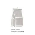thumbnail image 2 of Thicken Hanging Organizer Foldable Polyester Double-sided Handbag Luggage Storage Rack for Living Room-White,4Grid, 2 of 8