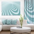 thumbnail image 1 of Fractal Vagues Bleues 3D Arrondies - Impression sur Toile Abstraite, 1 of 3