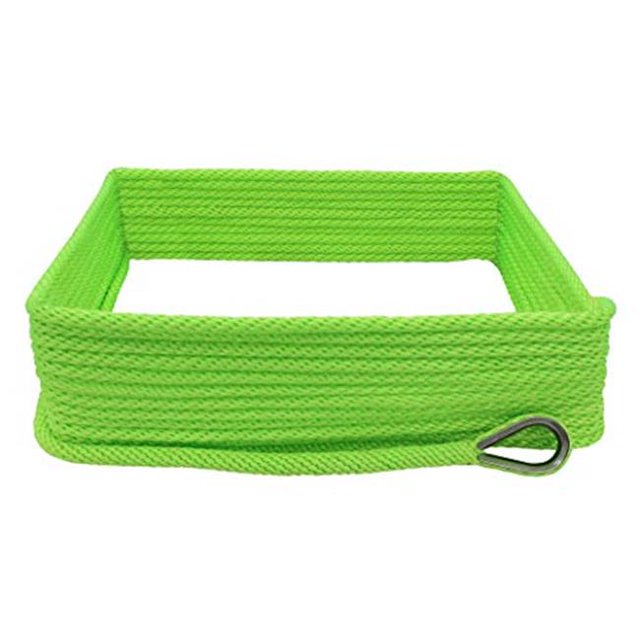 Extreme Max 3006.2675 0.37 in. x 150 ft. Solid Braid MFP Anchor Line with Thimble, Neon Green