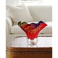 thumbnail image 2 of Dale Tiffany Cinnabar Wave Art Glass Vase, 2 of 2