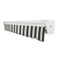thumbnail image 7 of Awntech 24' x 10' Destin Left Motorized Patio Retractable Awning, Black/White Stripe, 7 of 7