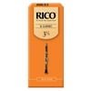 Rico by D'Addario Bb Clarinet Reeds, Strength 3.5, 25-pack