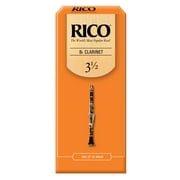 Rico by D'Addario Bb Clarinet Reeds, Strength 3.5, 25-pack