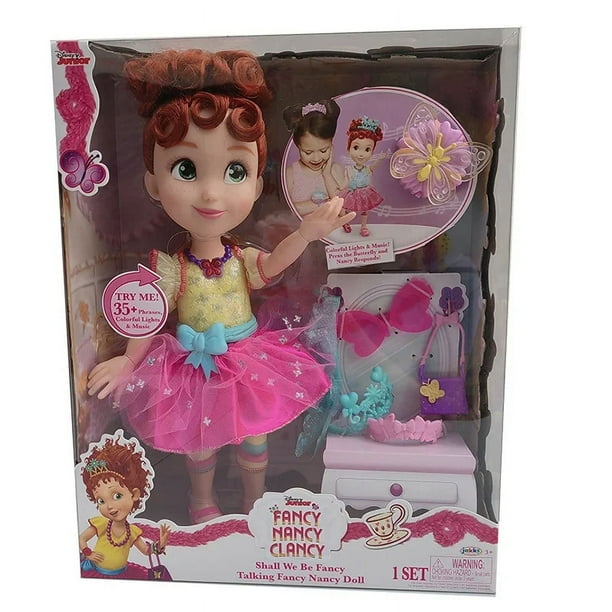 Disney Fancy Nancy Clancy Princess Doll Sound And Light Interactive Toys Fashion Salon Doll With Accessories Dress Up Toys Girl Bodega Aurrera en linea