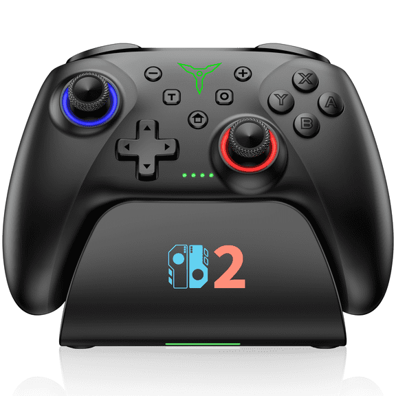 EUROA Switch 2 Pro Controller for Nintendo Switch 2/Switch/Switch Lite/OLED, Turbo&Vibration