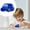 Blue, variant on Cute Mini Desktop Vacuum Cleaner, Cordless USB-Charging Portable Cleaning Tool, Car Shaped Dust Sweeper for Desk Keyboard Home and Car Table Dust Removal, Practical Cleaning Gadget