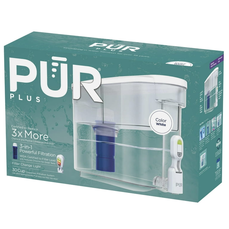 PUR Ultimate Dispenser Water Filter with Lead Reduction, 30 Cup, DS1811Z PUR Ultimate Dispenser Water Filter with Lead Reduction, 30 Cup, DS1811Z