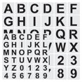 thumbnail image 1 of LOVEVER Washable Letter Stencils Alphabet Painting Template 4 Inch Hand Mold Number Child The Pet White 72 Pcs, 1 of 6