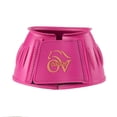 thumbnail image 1 of Ovation® Professional Ribbed Hook and Loop Bell Boot (M, Raspberry), 1 of 1