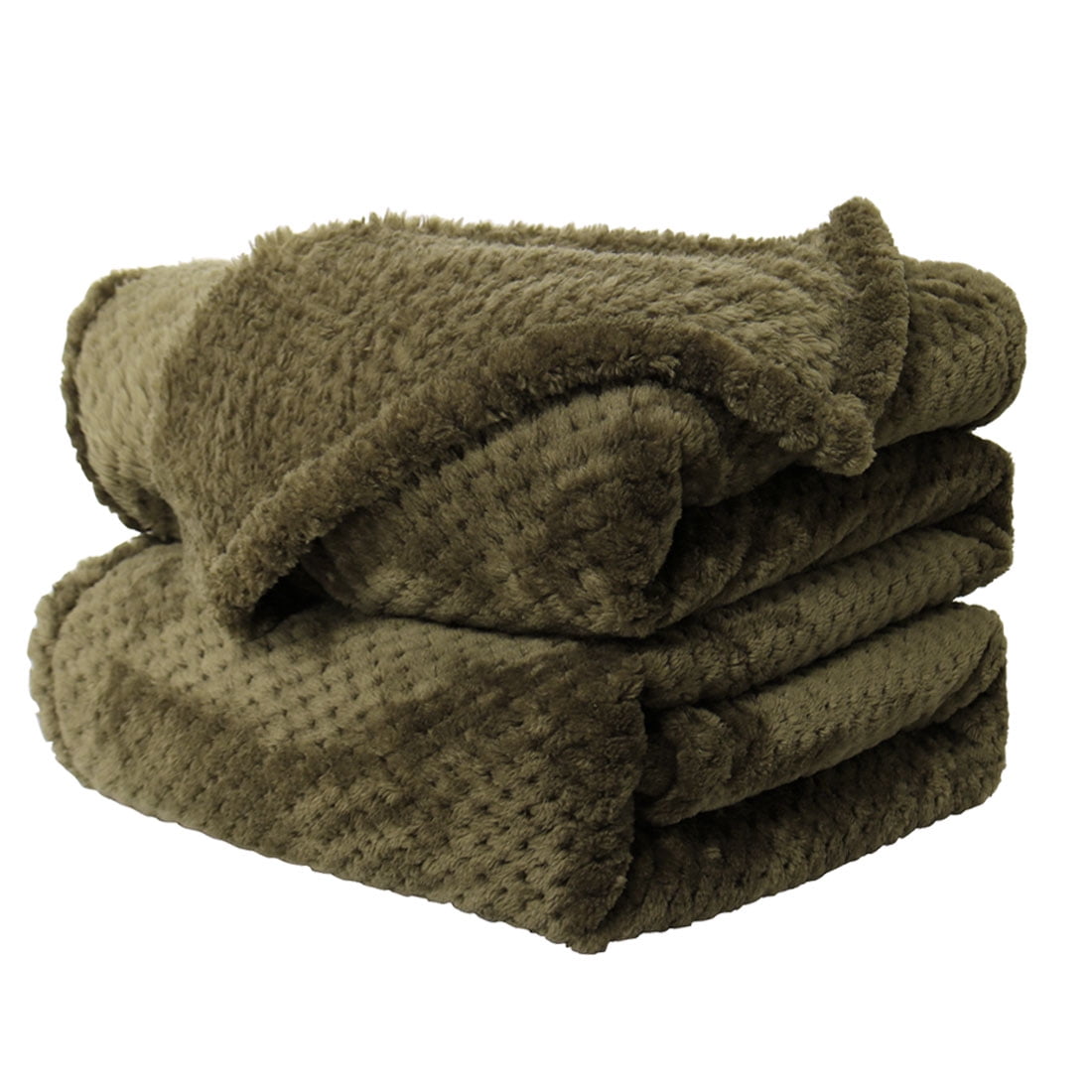 Soft Plush Fleece Bed Blanket Lightweight Flannel Blankets Twin Size