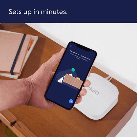 eero - Pro 6E AXE5400 Tri-Band Mesh Wi-Fi 6E System (3-pack) - White