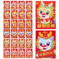 thumbnail image 3 of 30 Pcs Pochettes Décoratives pour le Festival du Printemps, Enveloppes Rouges Adorables, Accessoire du Nouvel An (Style Mixte), 3 of 7