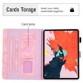 thumbnail image 2 of Dteck Case for Apple iPad Pro 11 2nd Generation (2020 Released) 11-inch,Magnetic Leather+Rubber Card Holder Wallet Automatic wake/sleep Cover Kickstand Shockproof Protective Cover,Pink, 2 of 6