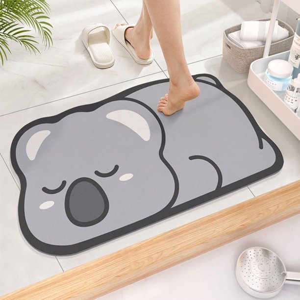 Decoración del hogar, alfombras, tapetes de baño, tapetes, alfombras, tapete de baño de diatomeas, tapete antideslizante con absorción de agua para el baño, tapete de cocina de secado rápido para ropa