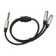 thumbnail image 1 of Cable divisor en Y Sincero RCA hembra doble a macho de 6,35 mm 19,7 pulgadas, 1 of 10