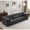 Dark Gray, variant on 118" Pet-Friendly Convertible Sofa Bed, Adjustable Fabric Pull-Out Sleeper Sofa with DIY Modular, Queen Size Fabric Pull-Out Sofa Bed with High-Density Foam for Living Spaces, LIGHT GREY