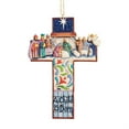 thumbnail image 2 of Cross Nativity Scene Ornament, 2 of 2