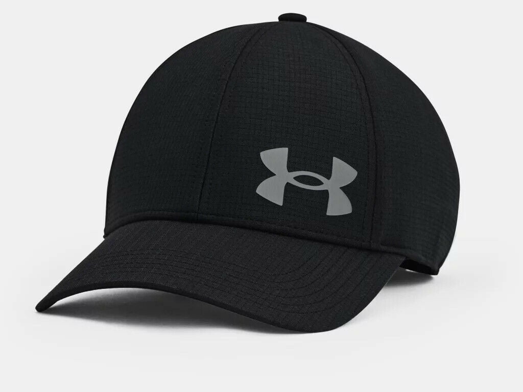 Black Sports Breathable Under Armour Mens Launch ArmourVent Running Cap 