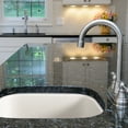 thumbnail image 3 of Houzer Platus 19 in Biscuit Fireclay Undermount Square Single Bowl Bar Sink - PTB-1919 BQ, 3 of 8