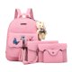 thumbnail image 2 of 4 unids/set mochila con estampado de mariposas, bolsos de hombro para mujer, embrague (rosa) Tmvgtek Para estrenar, 2 of 9