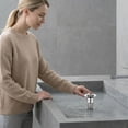thumbnail image 4 of Bathroom Sink Pop Up Drain Strainer with Anti-Clog Filter Screen, Universal Brass CoreBounce Stopper for Wash Basin 1.3-1.6 Inch, Odor-Proof Press Type Drain Plug for Home Lavatory 1Pcs B, 4 of 5
