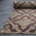 thumbnail image 5 of Natural Geo Spontaneous Jute Handwoven Geometric Natural/Brown Area Rug, 5 of 5