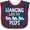 Navy and Red, variant on Inktastic Easter Hanging with My Peeps Pastel Bunnies Boys or Girls Baby Bib