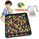 thumbnail image 4 of Tablero ajedrez juguete eliminación cuentas iris - Juego magnético doble duelo familiar y Strat (168 PCS), 4 of 9