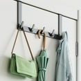 thumbnail image 6 of Over The Door Hook Hanger Heavy Duty Organizer for Coat Towel Bag 5/6/7 Hooks, 6 of 16