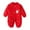 Red, variant on Youmylove Cute Bodysuit For Baby Toddler Girl Boy Calendar Chinese New Year Onesie Kimono Tang Suit Red Long Sleeve Romper Jumpsuit Outfits Children Clothes
