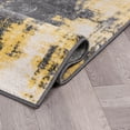 thumbnail image 5 of World Rug Gallery Contemporary Abstract Design Area Rug - Yellow 7'10"x10', 5 of 9