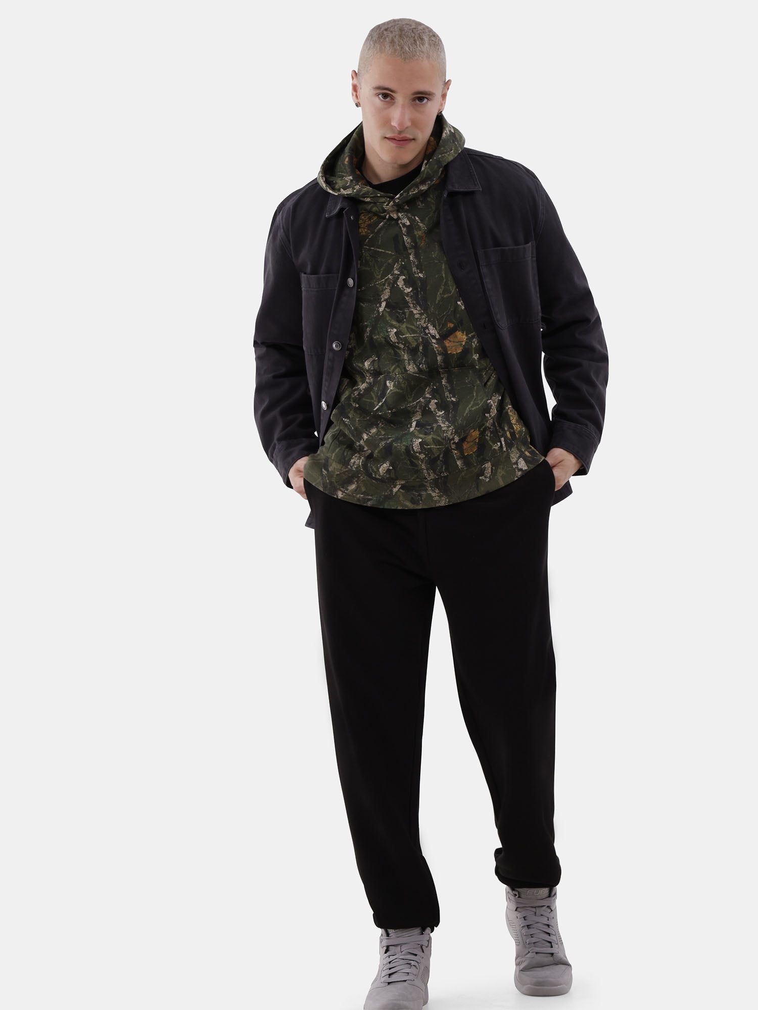 No Boundaries All Gender Soft Fleece Jogger Pants, 30" Inseam, Men's and Big Men's