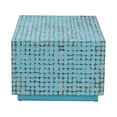 thumbnail image 4 of bali & pari Nitza Boho Coffee Table, Blue, 4 of 8