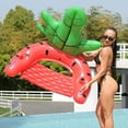 thumbnail image 1 of Swimming Chair Thicked PVC Colorful Swimming Ring Soft Sturdy for Beach Vacation, 1 of 9