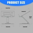 thumbnail image 5 of YongCo Aluminum Tablets Stand Adjustable Angle Foldable Design 360Rotating Base for Mobile Device, 5 of 12