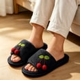 thumbnail image 3 of Wensltd Women Slide Slippers Soft Flat Sole Indoor Daily Slippers Wide Width For Bedroom Solid Color, 3 of 6