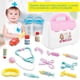 thumbnail image 5 of Niños estetoscopio jeringa medicina botella kit de herramientas juego de rol juguetes rosa, 5 of 5