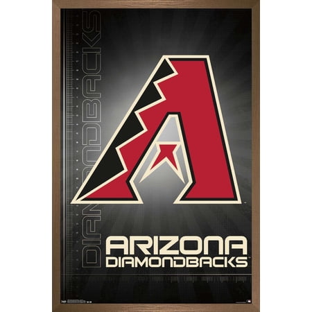MLB Arizona Diamondbacks – Logo 16 Wall Poster 22.375 x 34 Framed