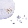 thumbnail image 1 of 260pcs Earring Backs Replacements Set Backs Earring Hypoallergenic Jewelry Making Ear Studs Stoppers Clutch Earring Backs, 1 of 6