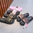 thumbnail image 2 of Sanrio-Zapatillas de Hello Kitty para mujer, chanclas planas a la moda Y2k para niña, sandalias gruesas para el hogar con Gato Kt, 2 of 7
