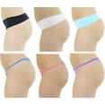 thumbnail image 3 of Just Intimates Thongs / Panties for Women (Pack of 6) (Medium), 3 of 3