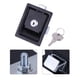thumbnail image 2 of Cerradura de puerta de entrada BuyweekMX de acero al carbono con 2 llaves Color negro, 2 of 5