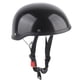 thumbnail image 3 of Casco De Seguridad Para Motocicleta Sun Vintage De Media Cara, Sombrero De Fibra De Vidrio Duro, Negro Brillante Para Hombres Y Mujeres, 3 of 7